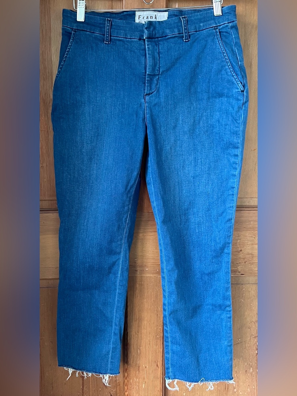 Frank & Eileen Wicklow Raw Hem Jeans 10